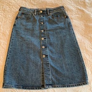 Everlane denim jeans skirt size 27 waist